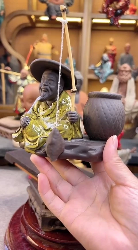 紫砂茶宠器闵茶宠摆件