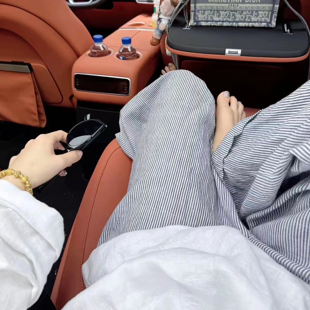 早秋棉麻轻薄宽松显瘦长裤