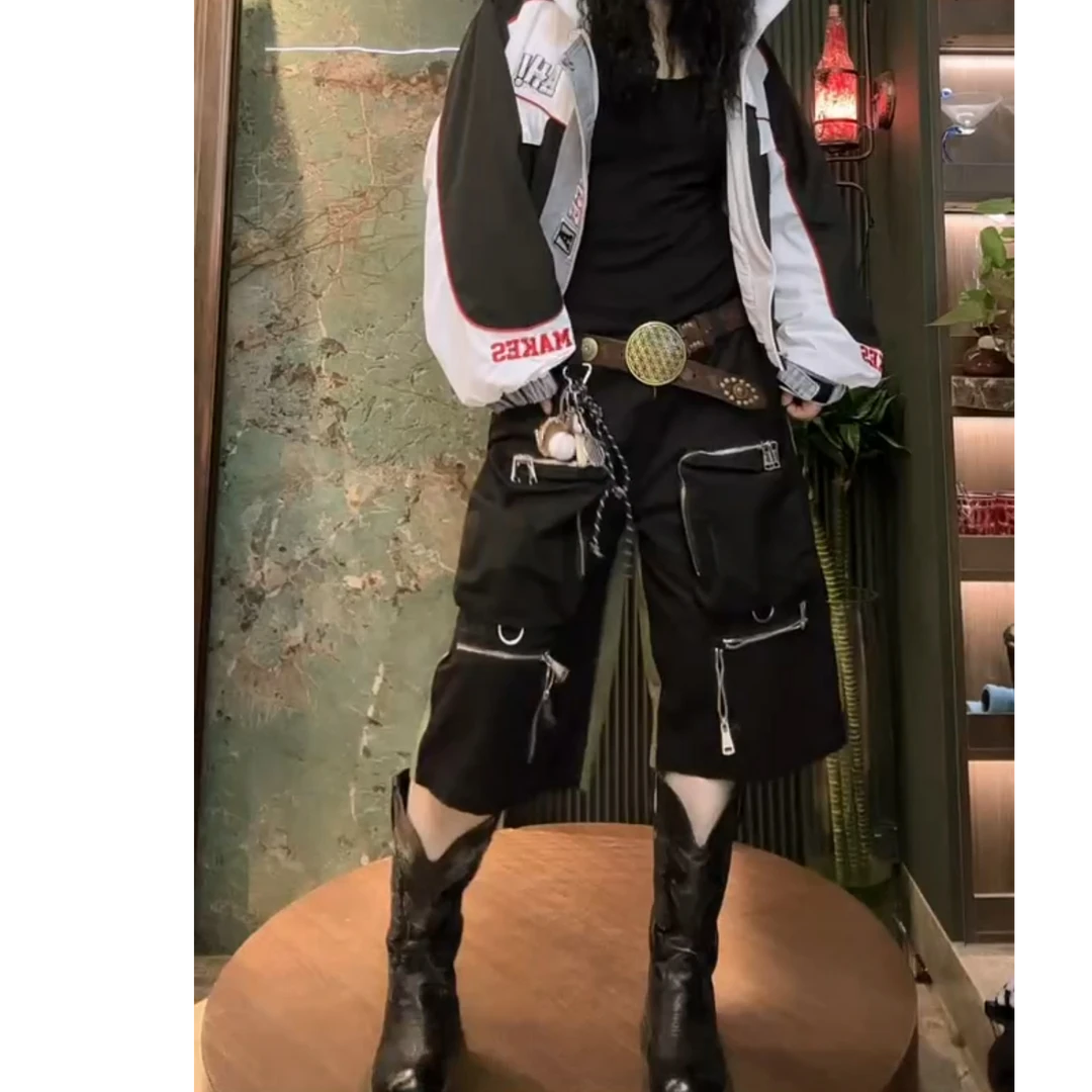 2025设计师款定制个性拼色短裤微瑕疵