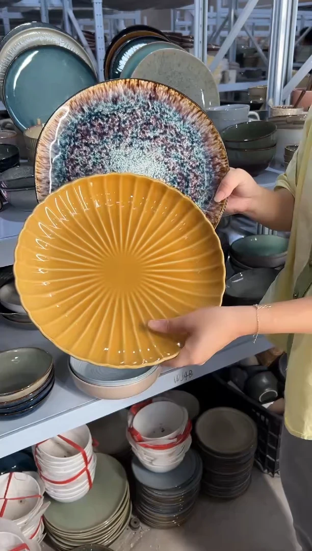 陶瓷外贸尾货瑕疵满20包邮X2 大盘组合