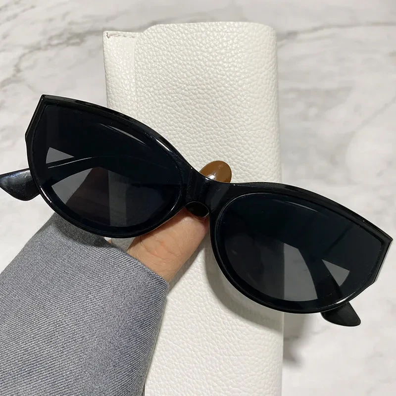 多彩时尚猫眼太阳镜防紫外线遮阳墨镜甜酷韩版Y2K风高级欧美辣妹