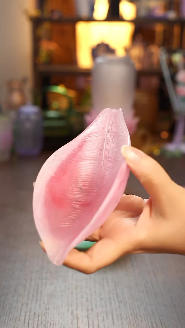 闪购叶舟茶荷粉色