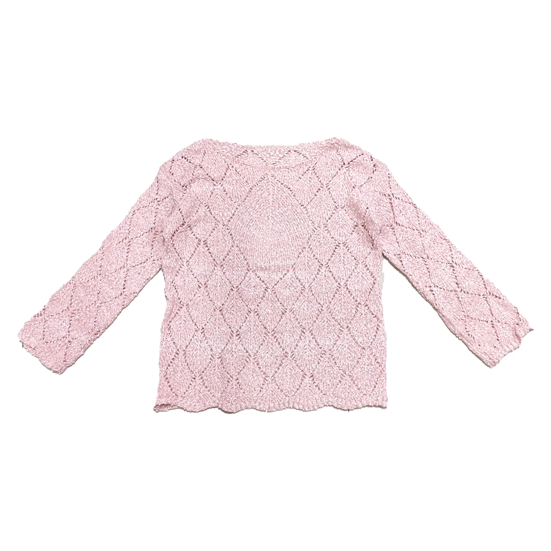 2024早秋新款时尚休闲大领口纯色毛衣针织长袖5183