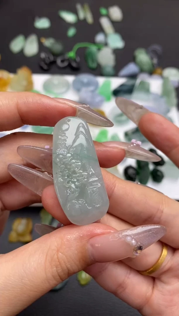 未镶嵌定制翡翠翡翠毛货~