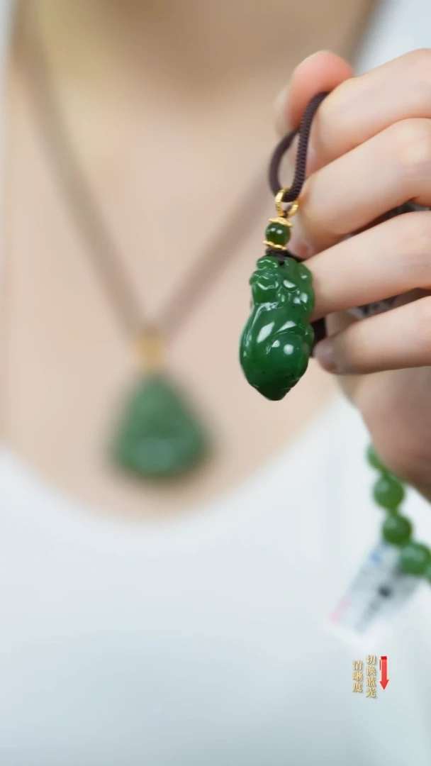 和田玉未镶嵌颈饰0528-002