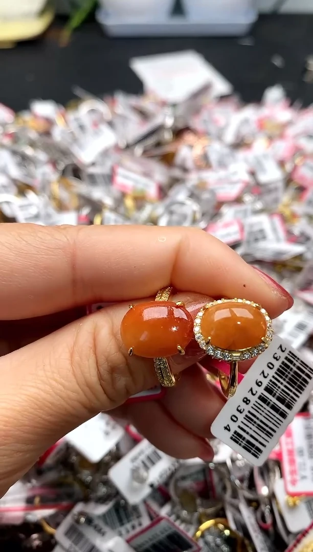 【闪购商品】翡翠戒指银S925镶嵌11111111     5