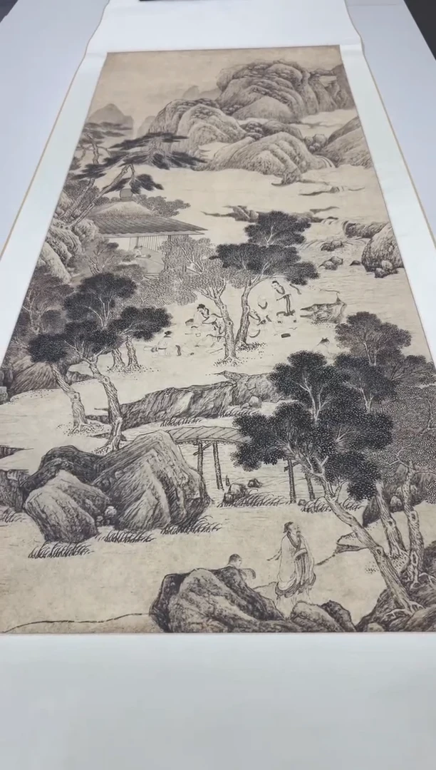 【复刻品】尤求 山水人物