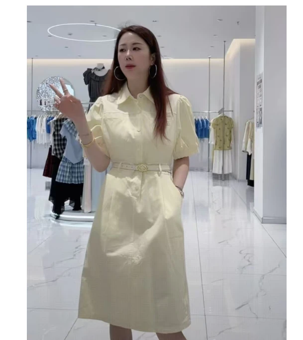 2025夏季新款文艺小清新时尚显瘦气质连衣裙HJ-2014