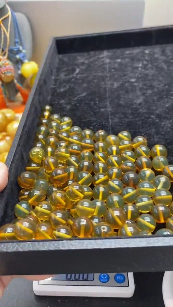 琥珀未镶嵌珠宝奇石349多样性发其一默认有瑕