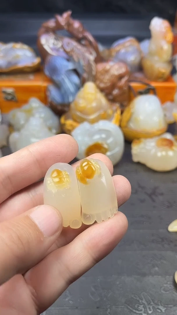 【闪购商品】玛瑙/玉髓吊坠未镶嵌1