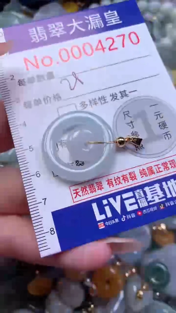 翡翠未镶嵌吊坠(不含链)4270