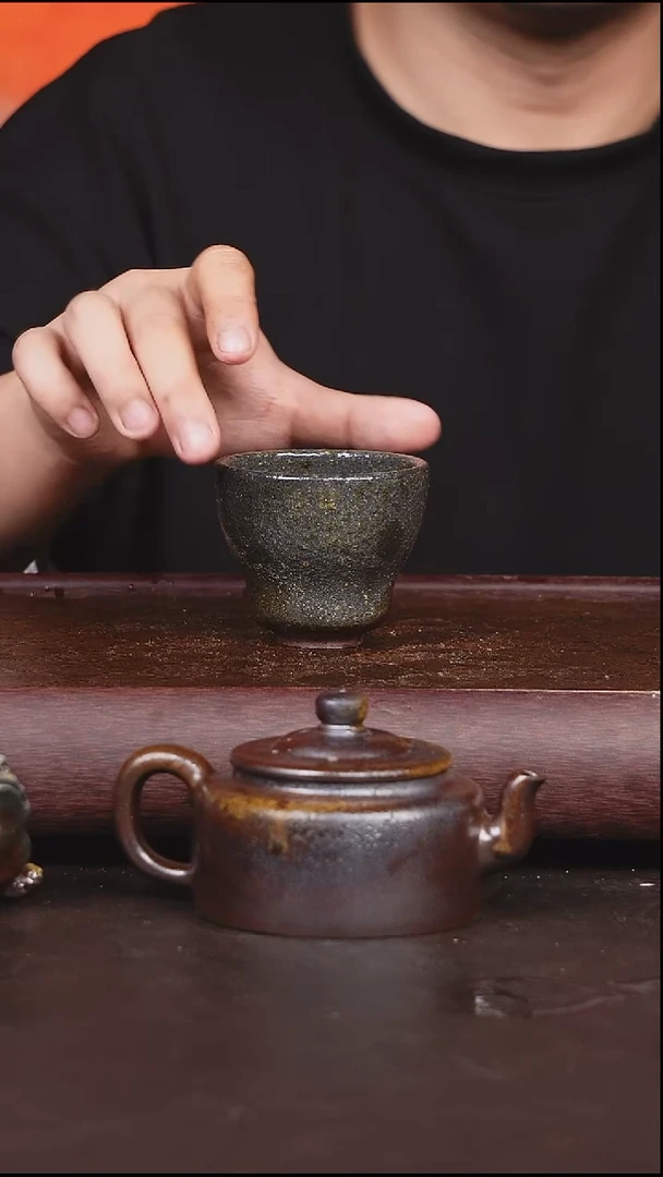 茶壶紫砂柴烧 杯