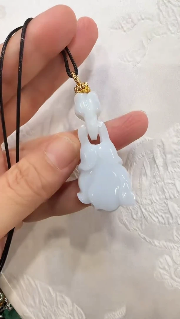 颈饰未镶嵌翡翠国风