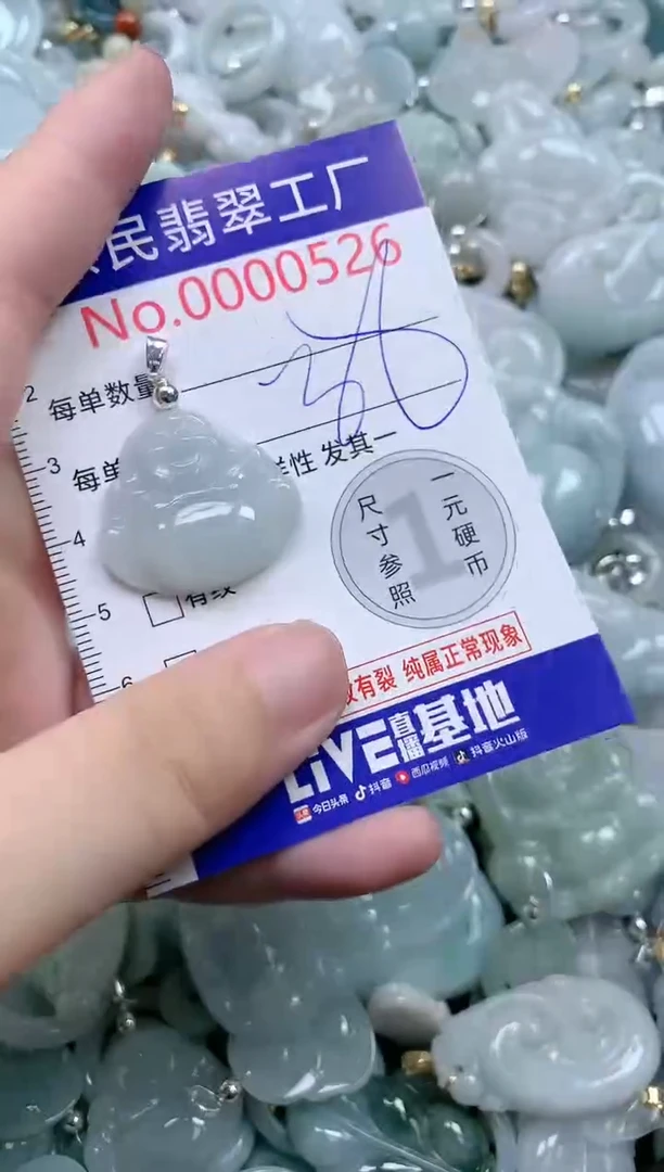 翡翠未镶嵌吊坠(不含链)526