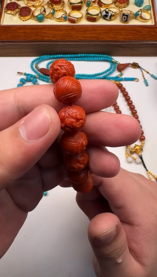 未镶嵌南红玛瑙挂件发****～手串手串