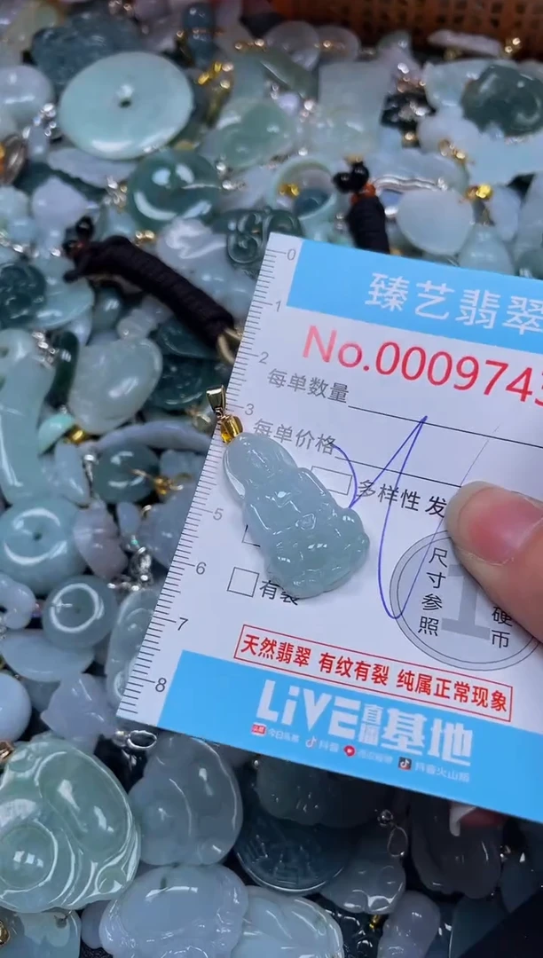 吊坠(不含链)未镶嵌翡翠9743