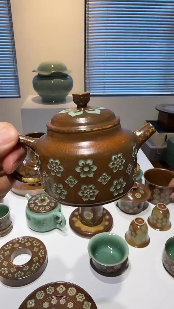 青瓷手工茶器不带礼盒包邮