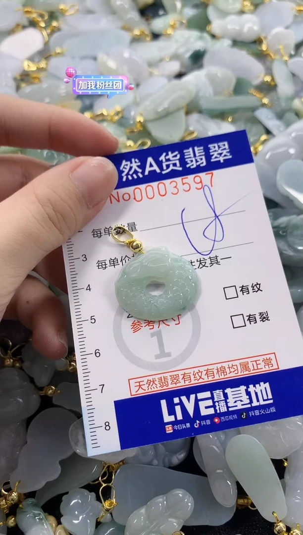颈饰未镶嵌翡翠天然A货翡翠