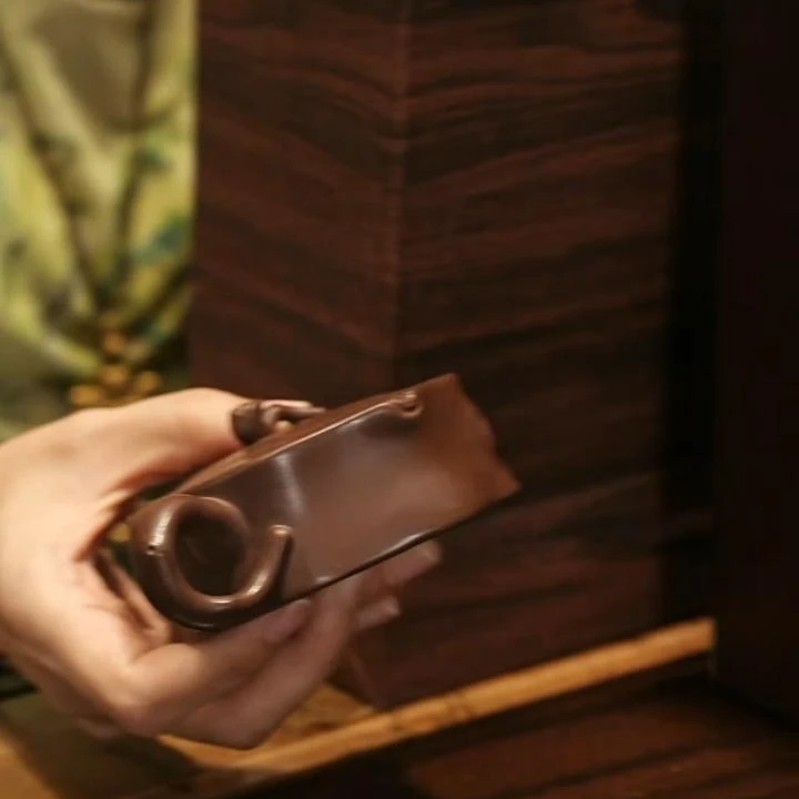 慕子-文化——《宫廷普洱熟茶礼盒装》+紫泥扁松桩