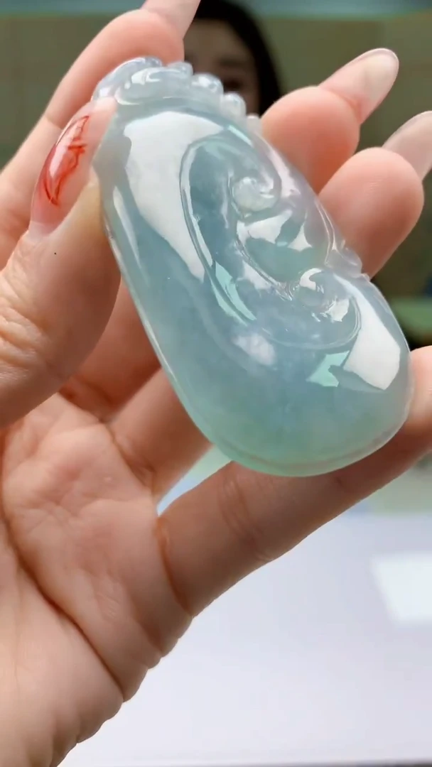 【闪购商品】定制翡翠未镶嵌4829ty-毛货挂件48