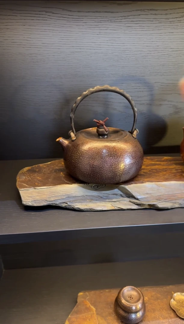 五***@纯手工 北村经典 紫铜壶 提梁壶 1000cc