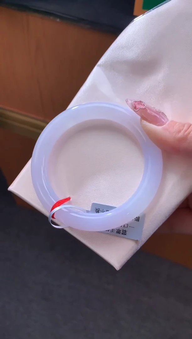 未镶嵌手镯翡翠-F17-圆条55