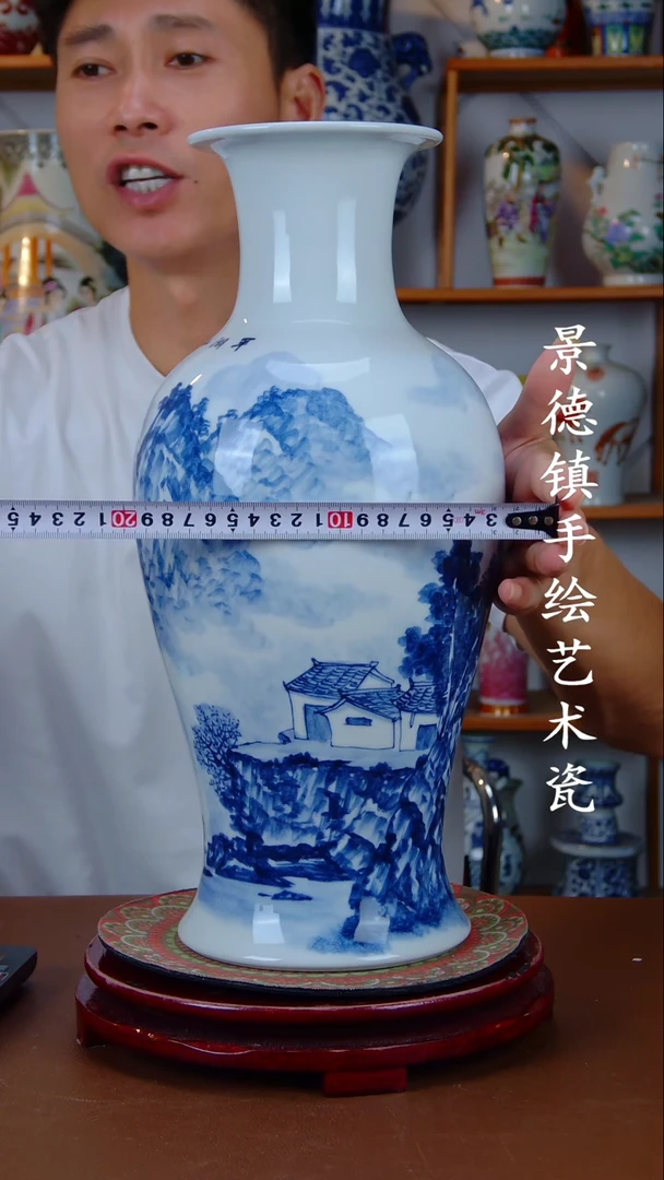 现代景德镇手工手绘陶瓷摆件32