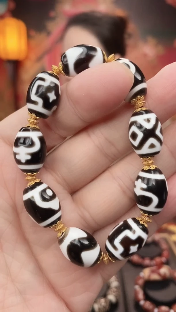 【闪购商品】玛瑙/玉髓手串未镶嵌玛瑙多宝手串