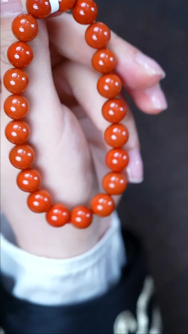 未镶嵌手串南红玛瑙无胶无裂瓦西原矿22.6g1036