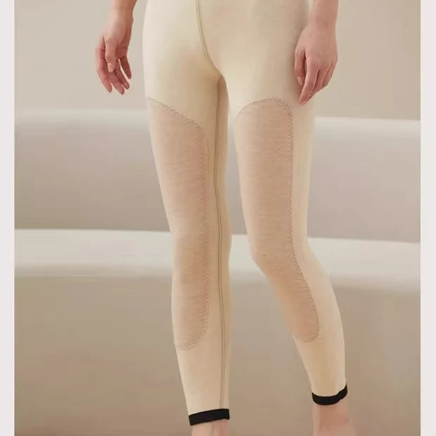 三耳兔保暖打底冬季中腰保暖裤防寒男女高腰棉裤KRW01NK-P816W