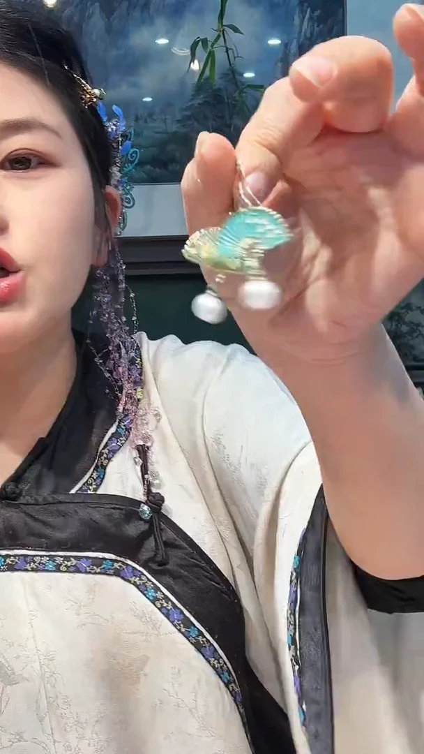 无铜合金非遗点翠饰品