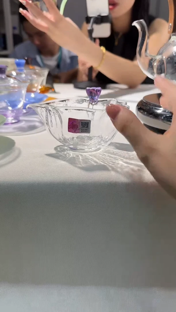 禾器荷吟茶海浅紫色