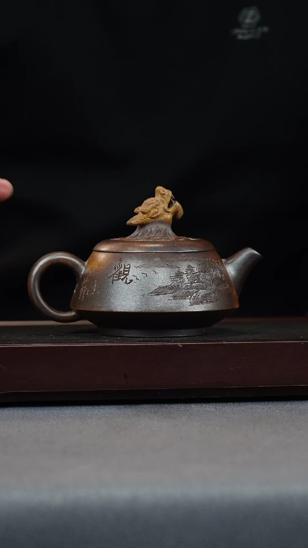 【闪购商品】紫砂茶壶龙骨金沙 独占鳌头