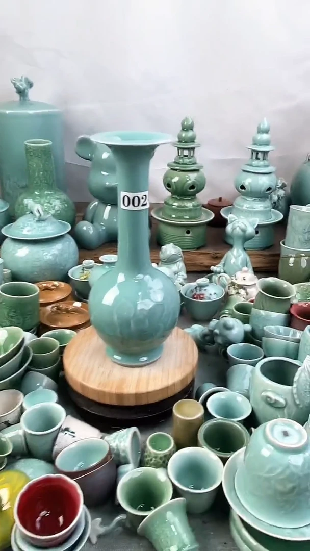 纯手工 慧仙青瓷 龙泉青瓷