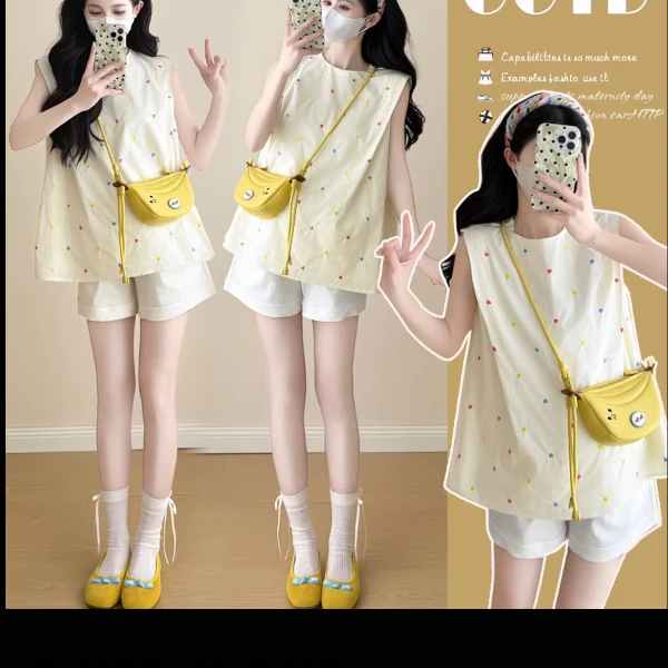 五哥外贸【亚麻无袖】时尚百搭简约大方夏季休闲新款女