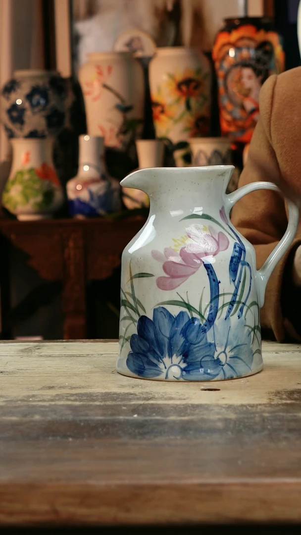 【闪购商品】瓷片景德镇纯手工釉下彩精品花瓶