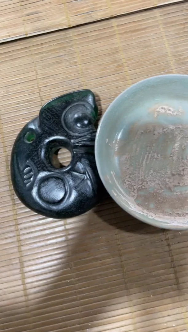 瓷片手工，手绘，瓷器