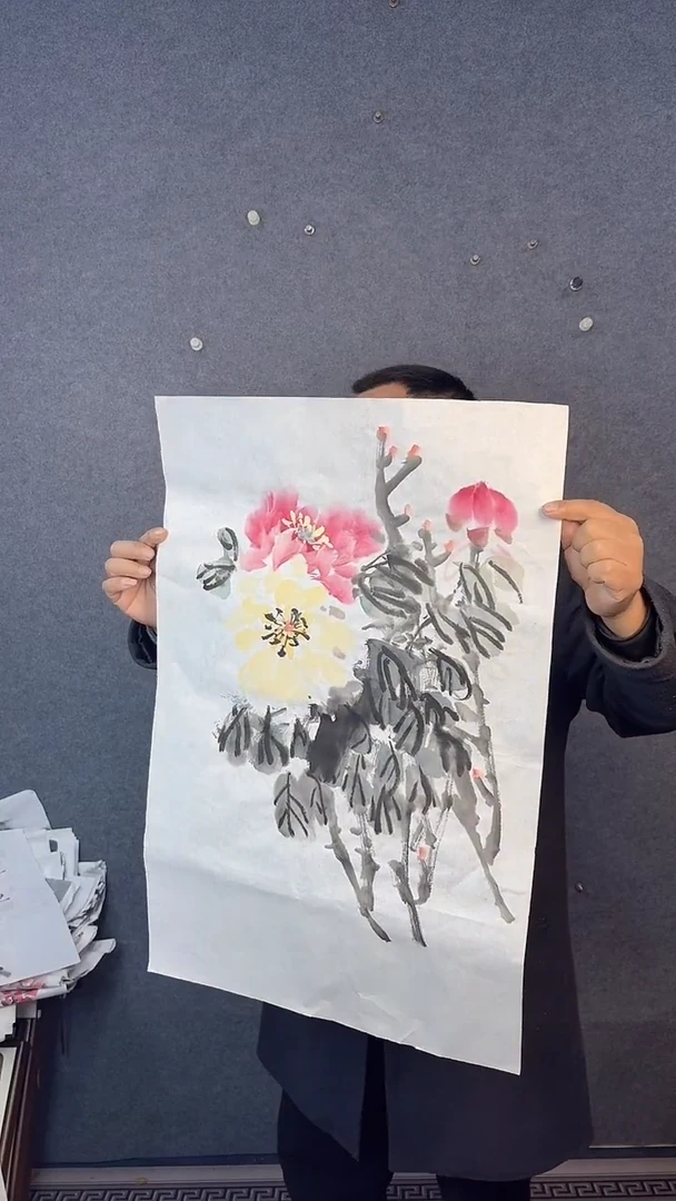 国画68*45吴铁成作品