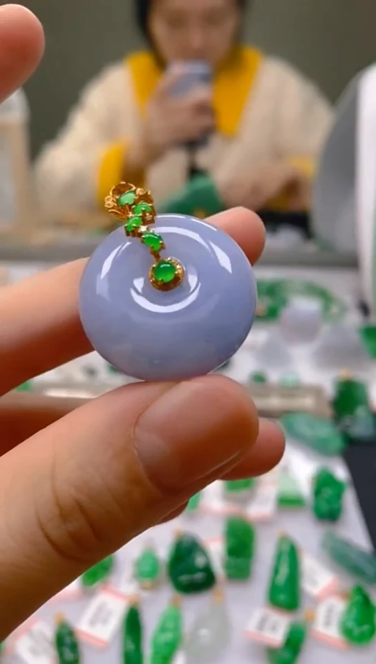 【闪购商品】翡翠颈饰18K金镶嵌新号开播，全场乱卖