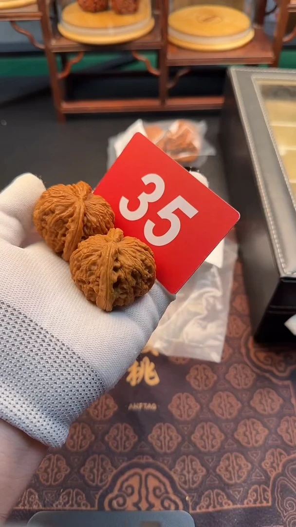 把件文玩核桃47延庆白狮子