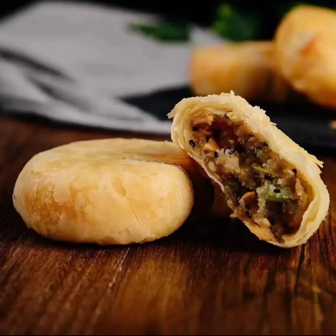 泓星【手工月饼】苏式酥皮月饼 老式 五仁黑芝麻椰蓉百果传统糕点