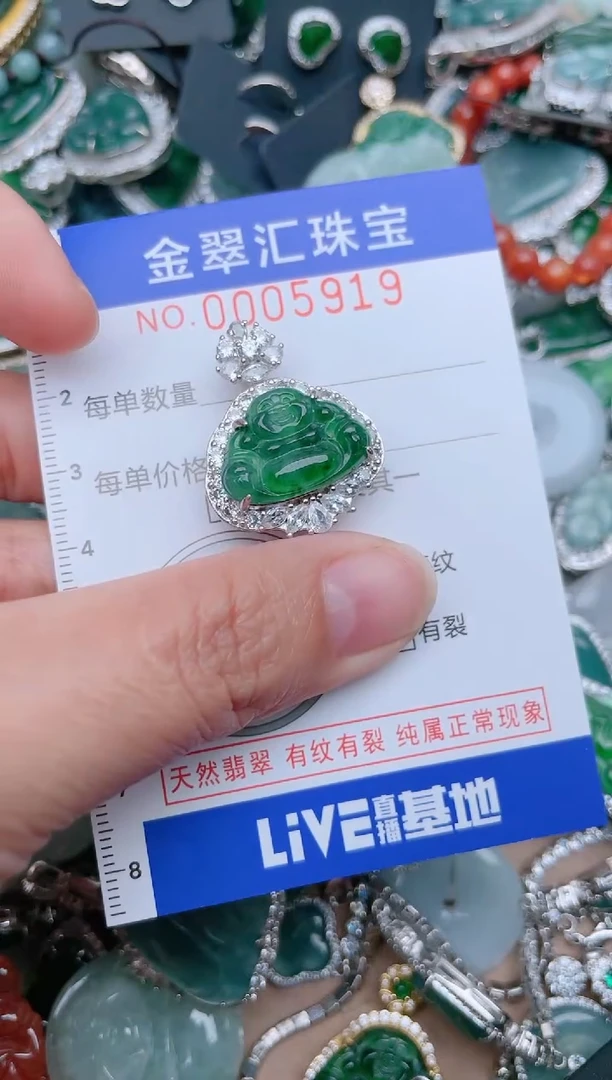 【闪购商品】翡翠颈饰未镶嵌5919........