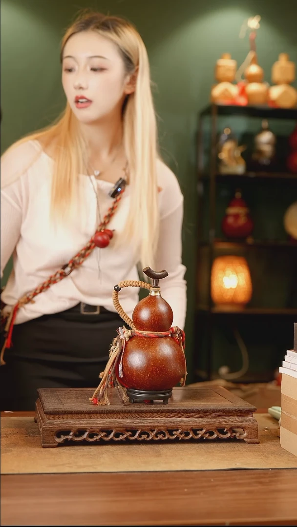 145号精品天然大漆酒葫芦一物一拍~