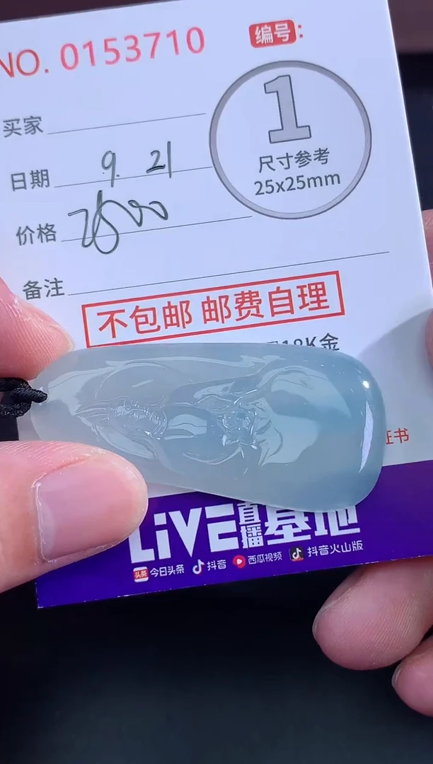 颈饰未镶嵌翡翠独***中天然缅甸A货翡翠