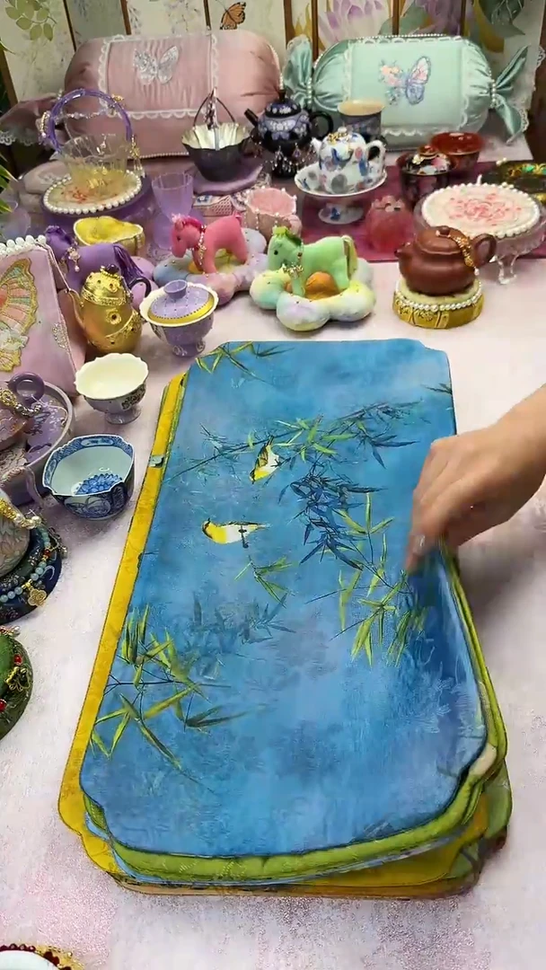 116香云纱茶席 孤品