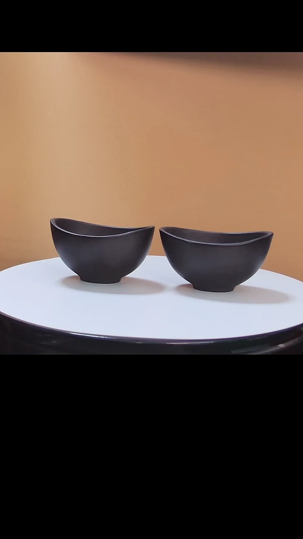 【闪购商品】品茗杯紫砂银锭品茗杯 1对