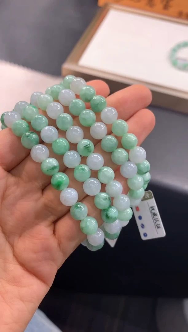 未镶嵌手链翡翠FC382 翡翠手串 多样性发其一