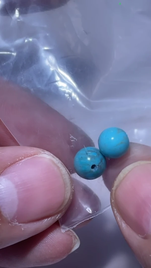 【闪购商品】绿松石对珠未镶嵌1800-238