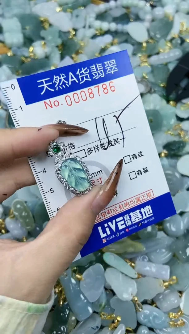 【闪购商品】翡翠颈饰未镶嵌天然A货翡翠