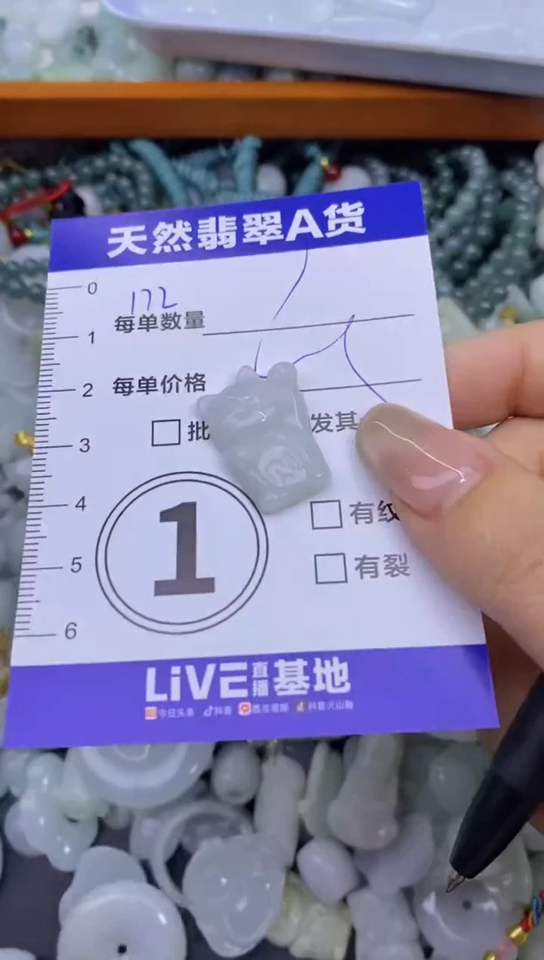 颈饰未镶嵌翡翠天然翡翠A货批量多样性发一件
